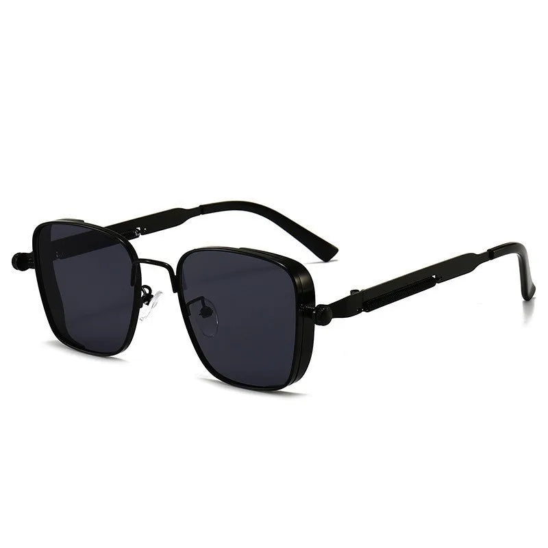 2025 Sunglasses Men High End Handsome Driving Special Anti UV High Quality Metal Punk Fashion Trendy Sunglasses for Men Outdoor