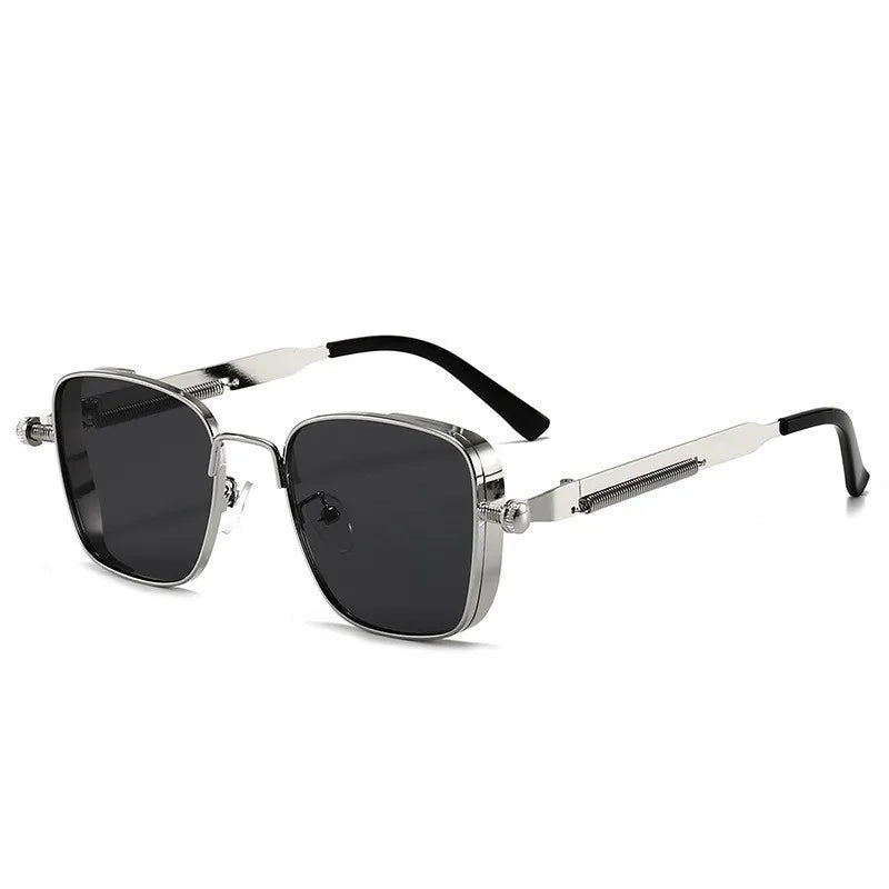 2025 Sunglasses Men High End Handsome Driving Special Anti UV High Quality Metal Punk Fashion Trendy Sunglasses for Men Outdoor
